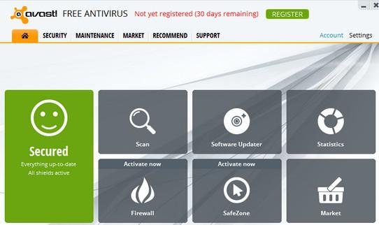 how to remove avast antivirus from registry