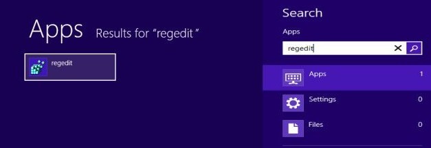 regedit