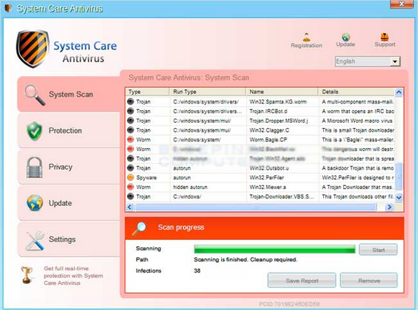 system care antivirus