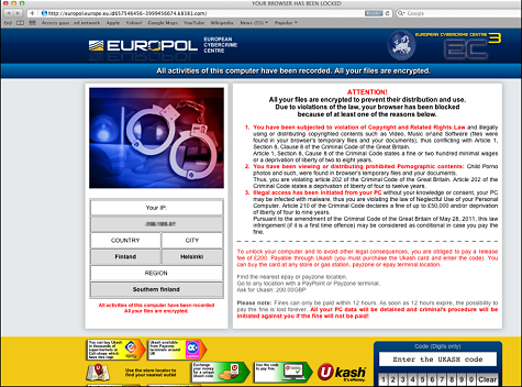 EUROPOL Virus