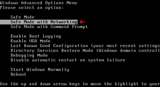 safe-mode-with-networking