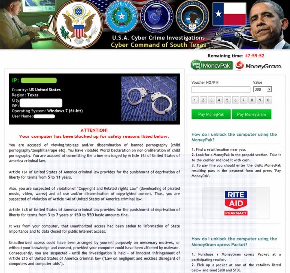 usa cybercrime virus