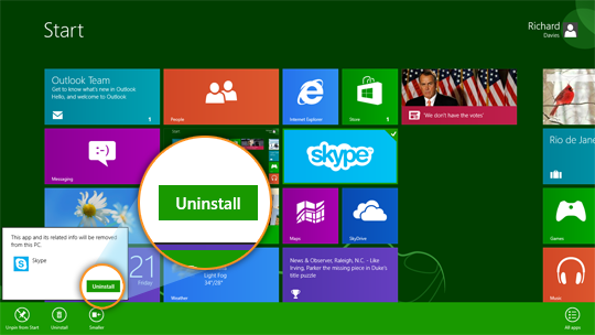 skype for business uninstalled but still running