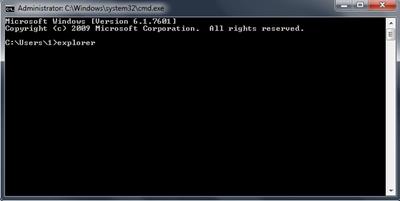 cmd explorer
