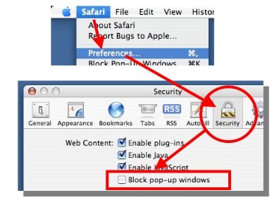 popup blocker