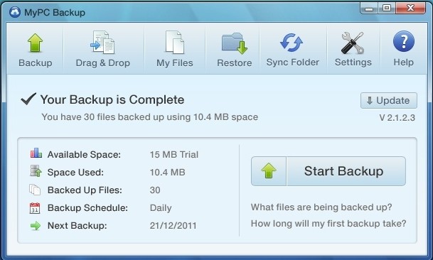 mypc backup image