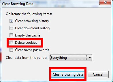 delete cookies gernated by Downloader.AUO on Chrome