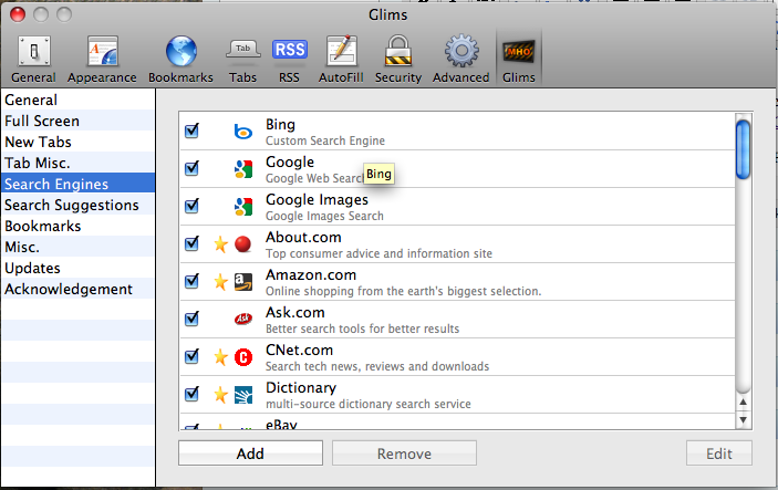 access glims or extension to remove the extensions related to Immediatesupport.com in Safari