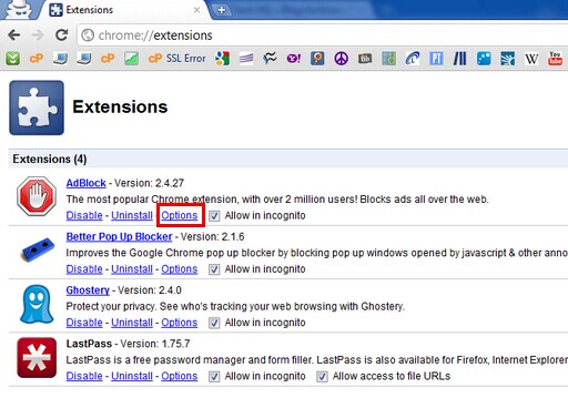 remove the extensions related to securepaths.com on Chrome