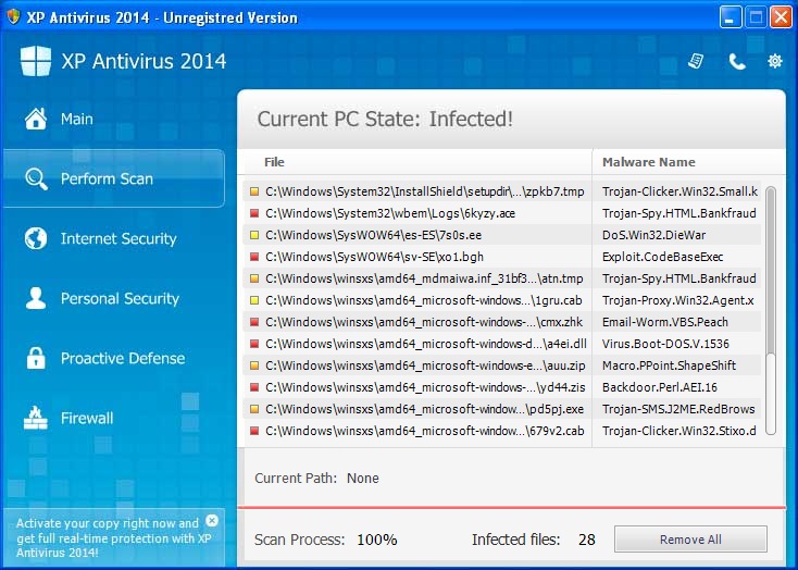 vilmatech helps to remove xp-antivirus-2014-malware