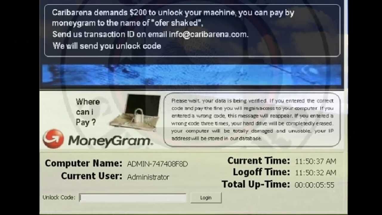 Caribarena Ransomware