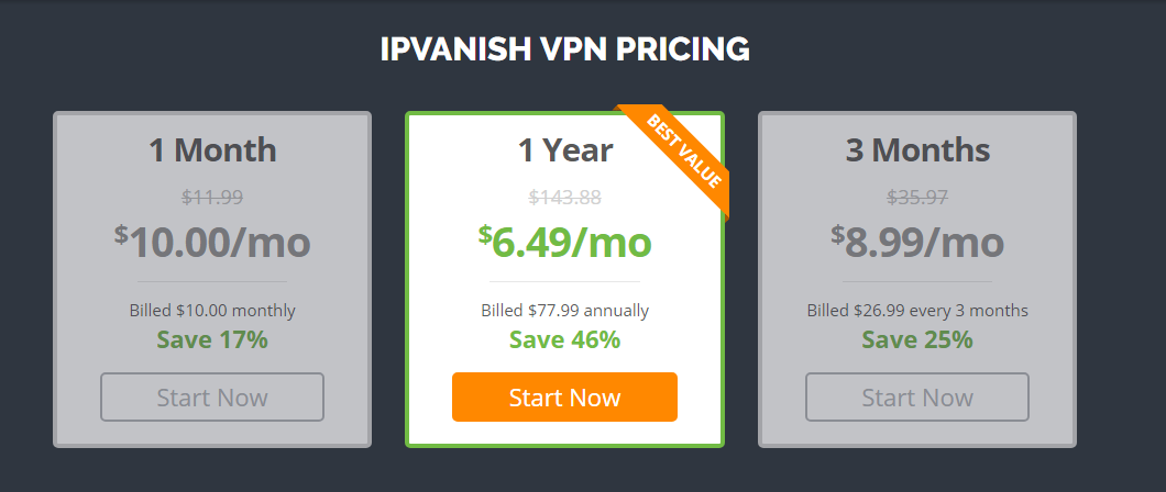 ipvanish vpn connection failed value cannot be null