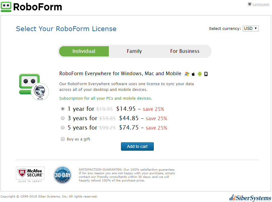 code roboform coupon discount promo vilmatech