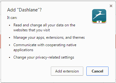 add dashlane to chrome