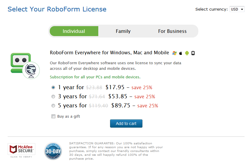 roboform everywhere