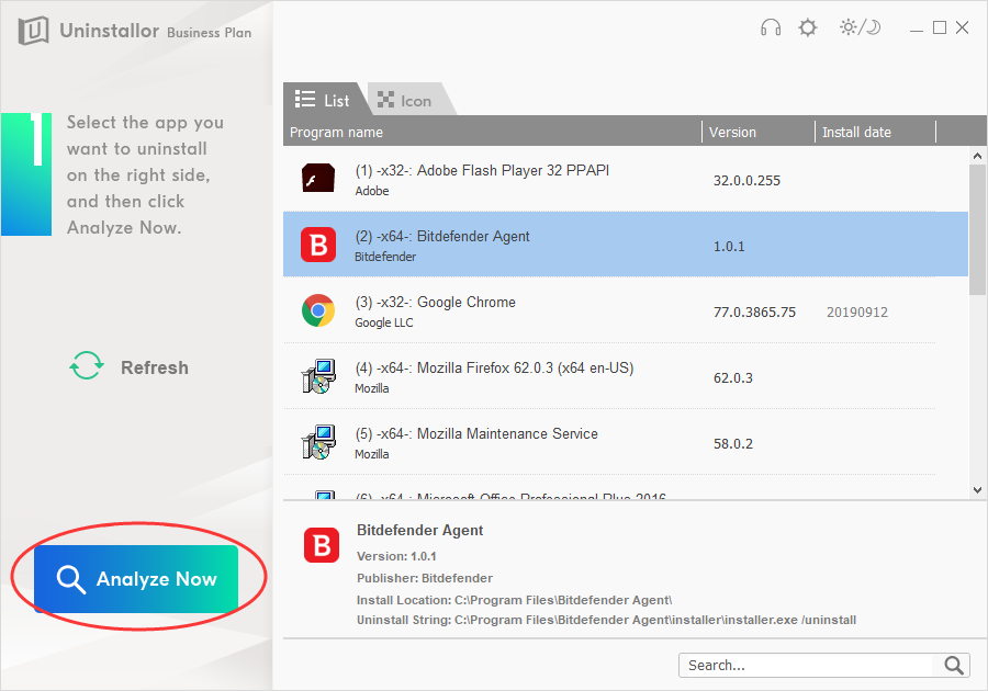 bitdefender uninstall tool problem