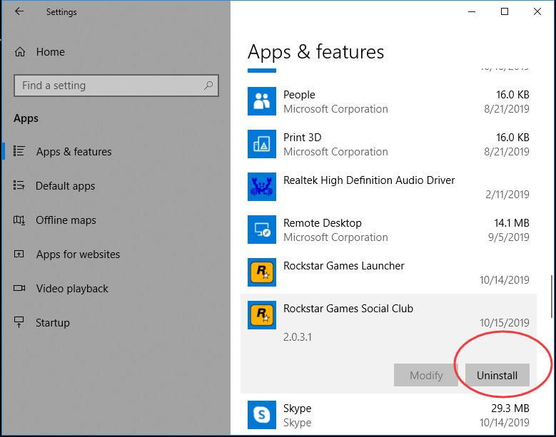 How to Uninstall Rockstar Games Social Club Completely in Windows 10?